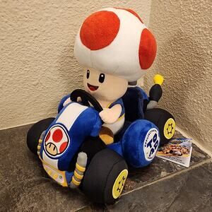 Plush - Super Mario Kart World, Toad Plush, 11 inch (NEW) - Nintendo